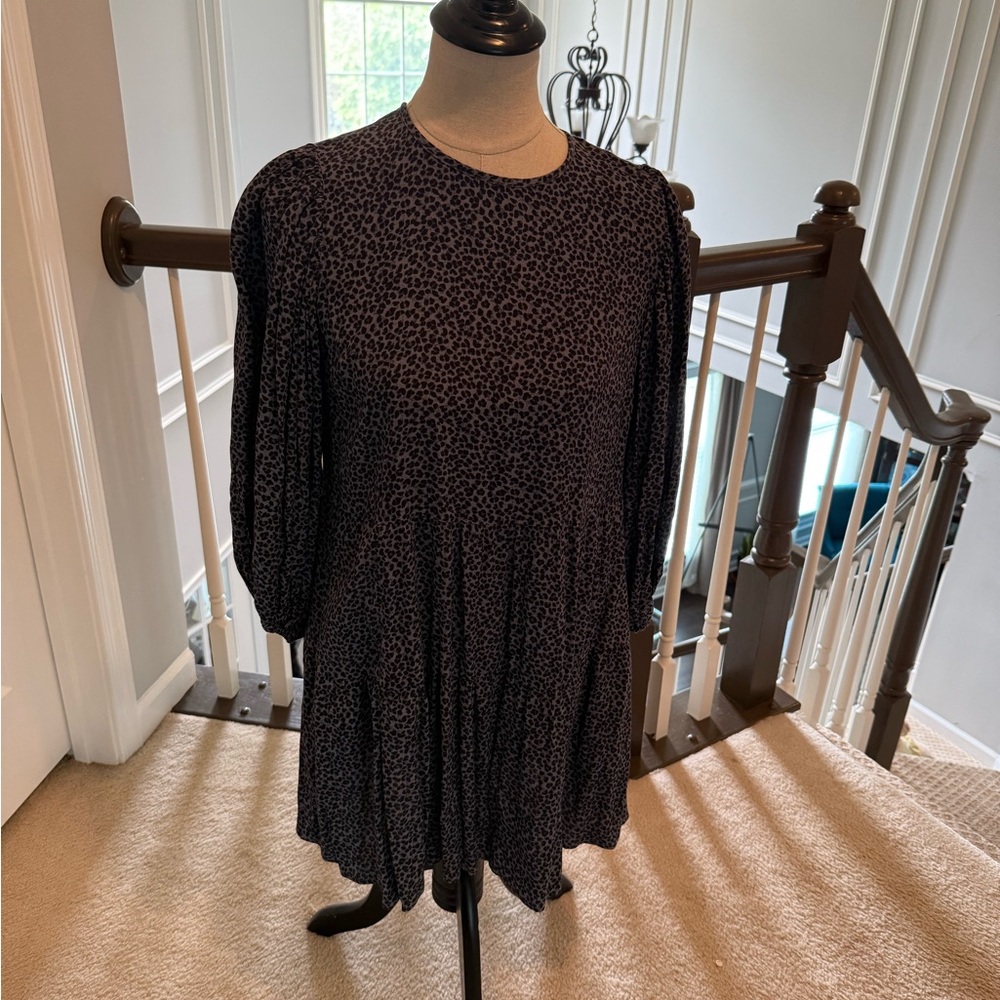 Abercrombie & Fitch Black Long Sleeve Dress